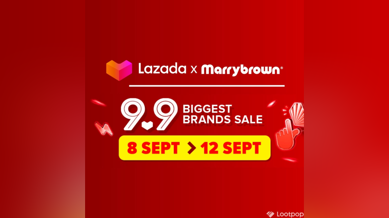 Lazada x Marrybrown 9.9 Biggest Brands Sale