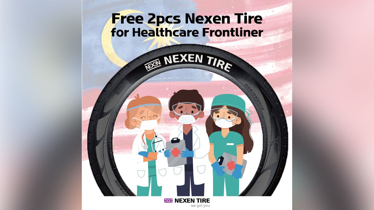 Free 2pc Front Tires for Malaysian Healthcare Frontliners