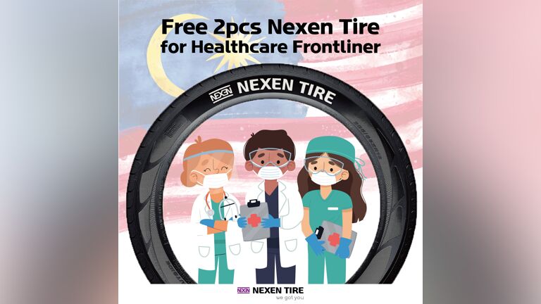 Free 2pc Front Tires for Malaysian Healthcare Frontliners