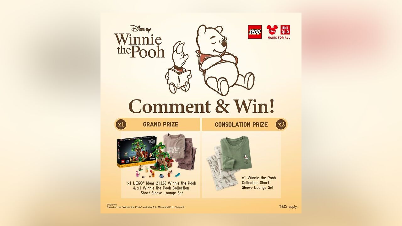 Winnie the Pooh's Comment & Win Giveaway at UNIQLO