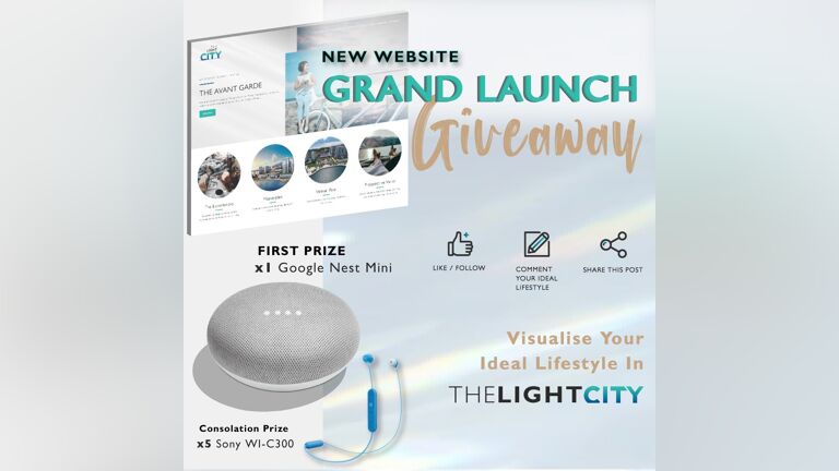The Light City's New Website Grand Launch Giveaway
