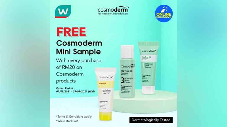 FREE Cosmoderm Mini Sample