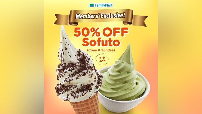 50% Off FamMart Sofutos