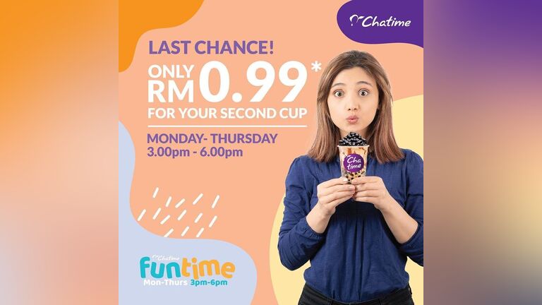 RM0.99 for Second Cup