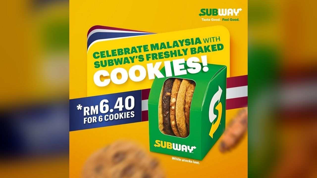 Celebrate Malaysia with Subway's Freshly Baked Cookies