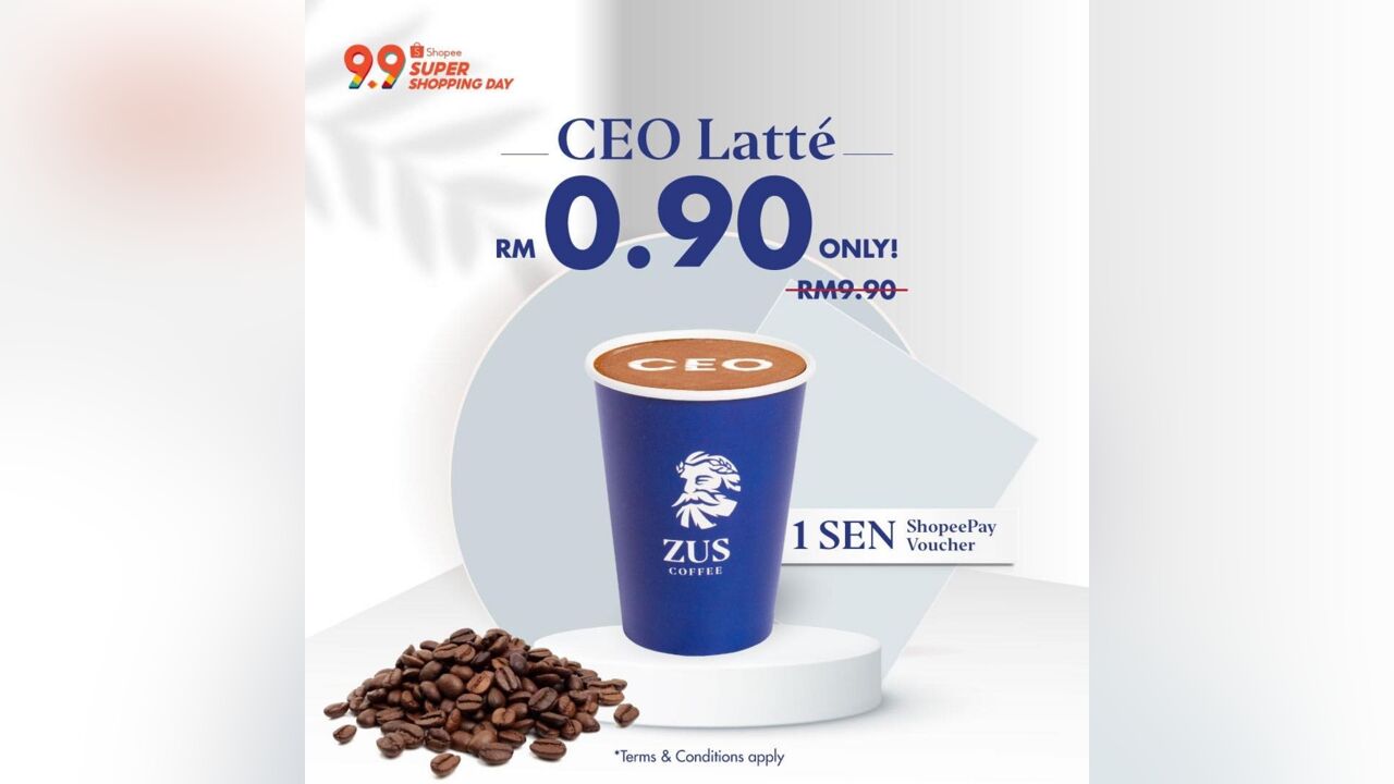 ZUS Coffee's RM0.90 CEO Latté Deals