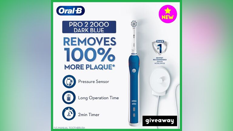Oral-B PRO 2 2000 Electric Toothbrush Giveaway