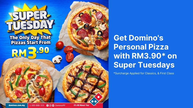 Domino's Pizza RM3.90 Personal Pizza