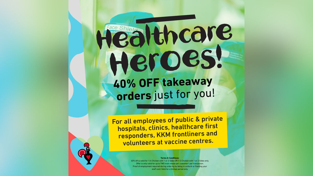 40% Off Nando's Takeaway Orders for Healthcare Heroes