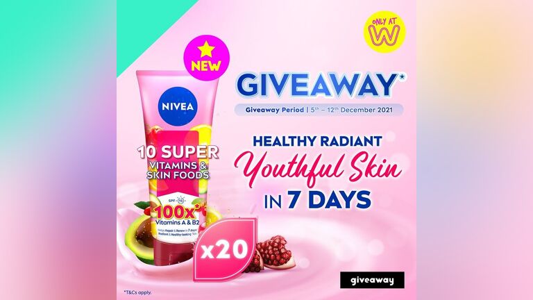 Nivea's NEW 10 Super Vitamins & Skin Foods Serum Lotion Giveaway