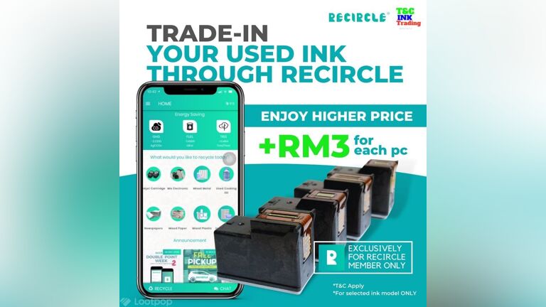 Trade In Used Ink Cartridge Through Recircle App