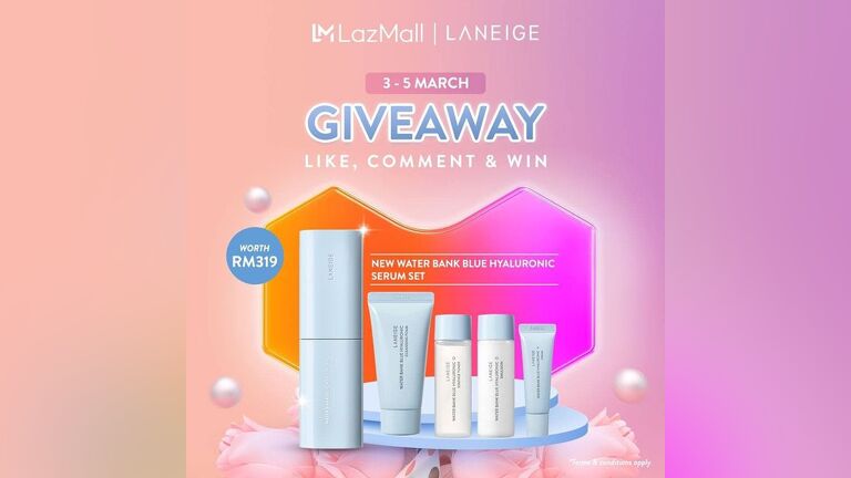 LazMall x Laneige Like, Comment, & Win Giveaway