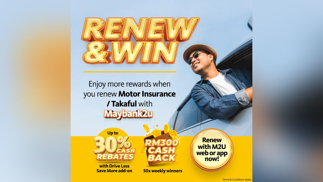 Renew Motor Insurance / Takaful with Maybank2u and WIN