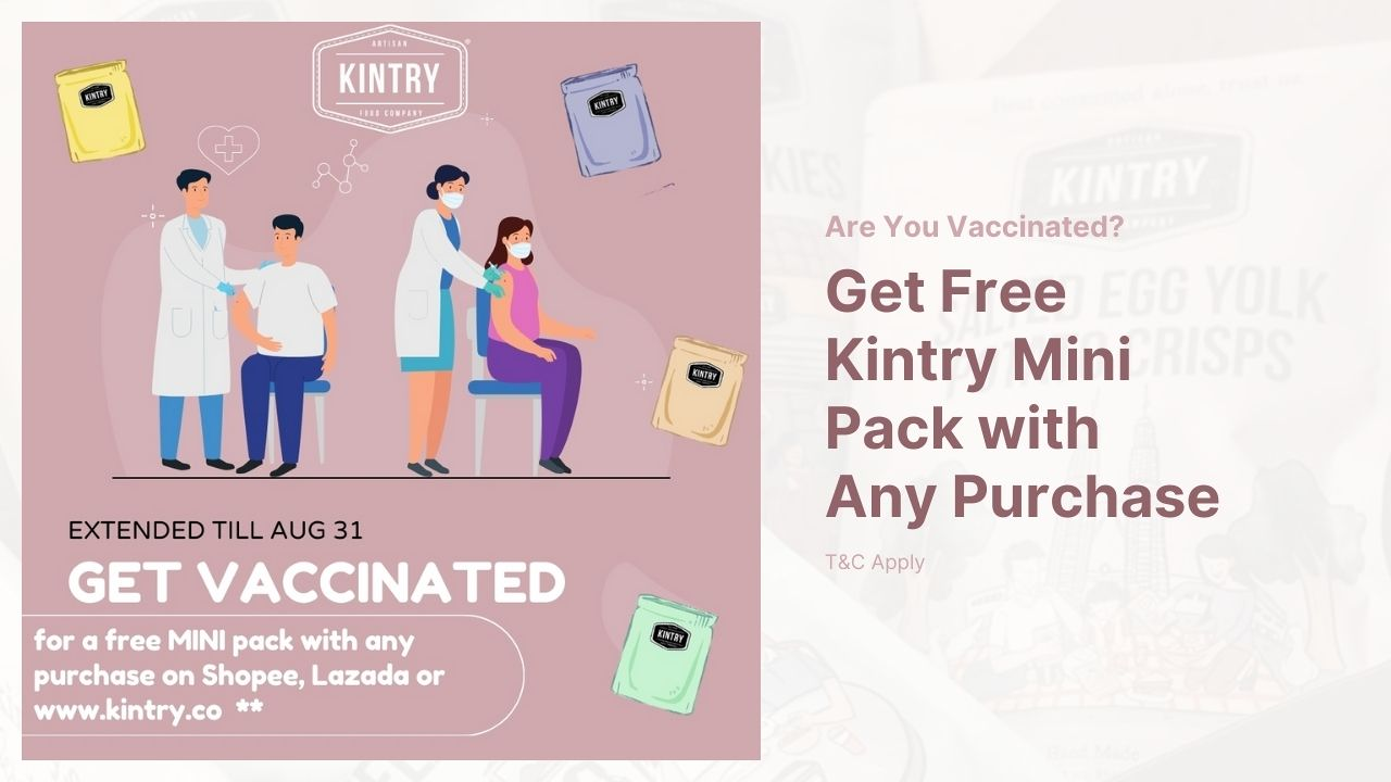 Get FREE Kintry Mini Snack Pack with Any Purchase