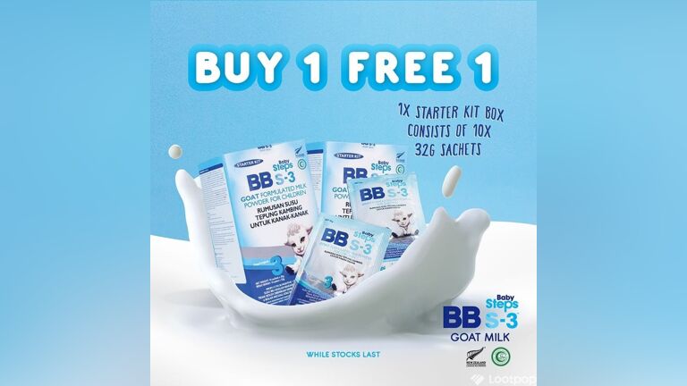 Buy 1 Free 1 Baby Steps BBs-3 Starter Kit