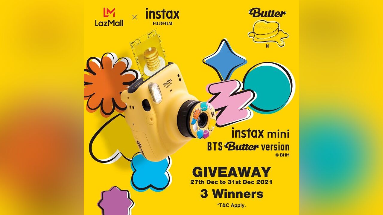 Instax Mini BTS Butter Version Giveaway