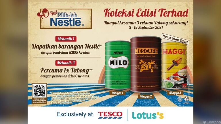 Tabung Nescafe® Koleksi Terhad Hanya di Tesco | Lotus's