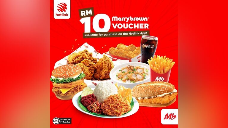 RM10 Marrybrown Voucher from Hotlink