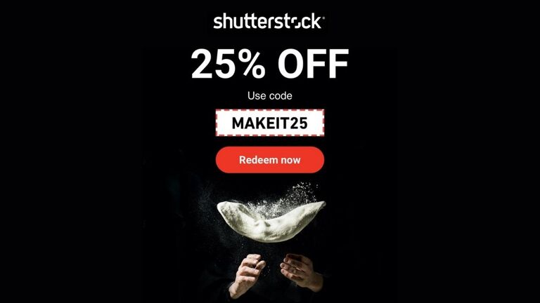 Everything 25% OFF on Shutterstock