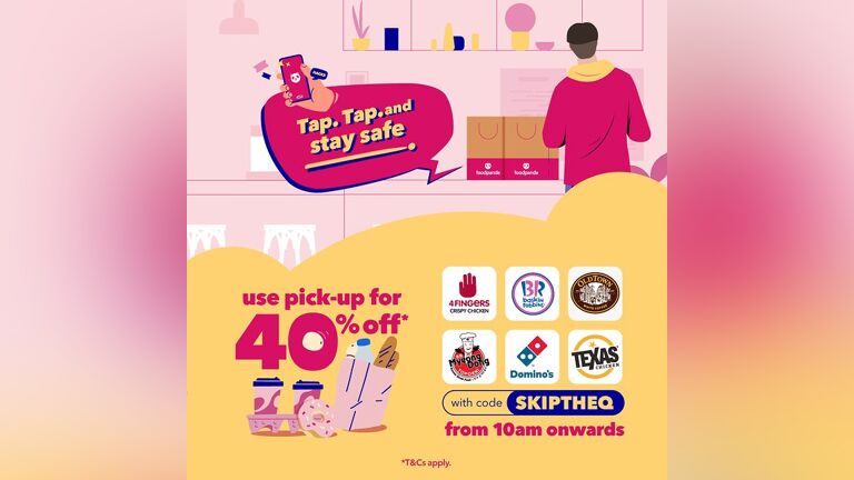 foodpanda Pick-Up with 40% Off