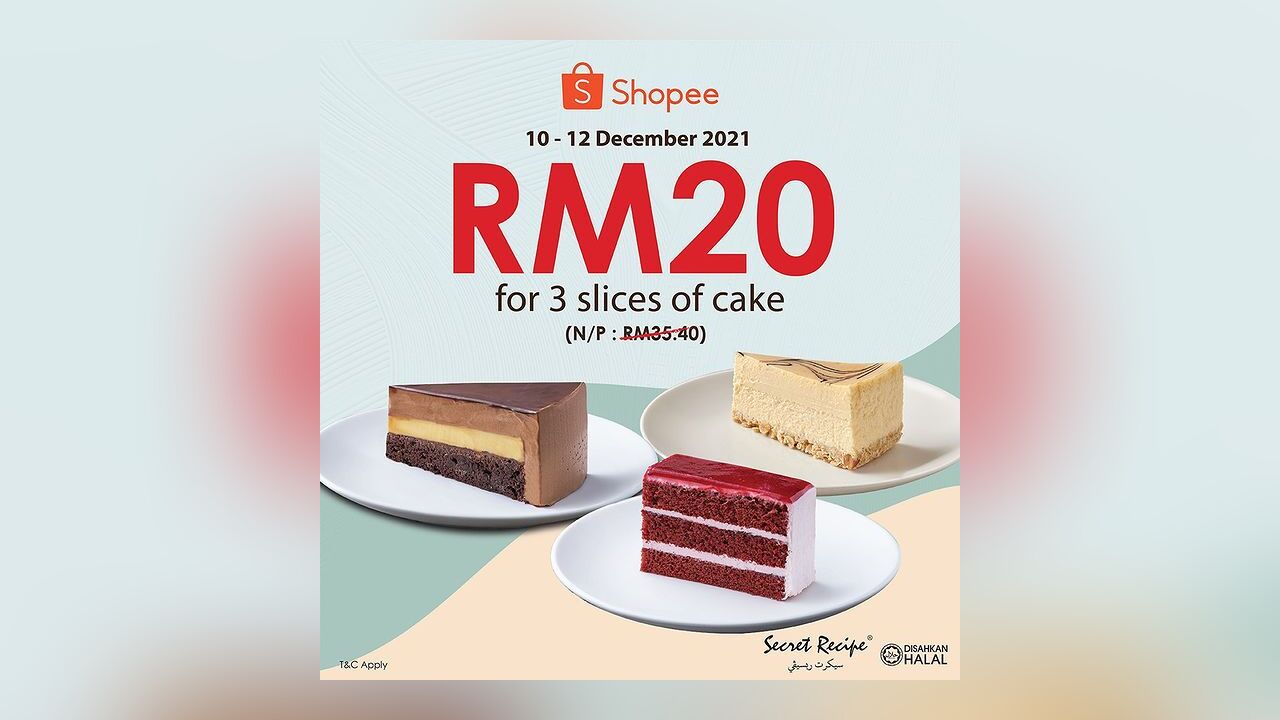 RM20 for 3 Slices of Cake
