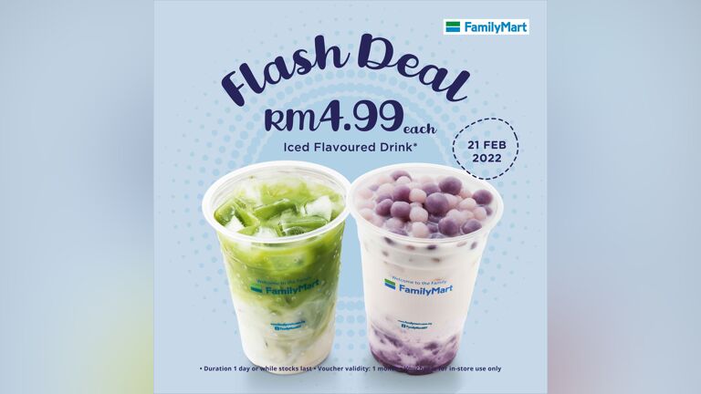 Iced Flavoured Drink with Only RM4.99