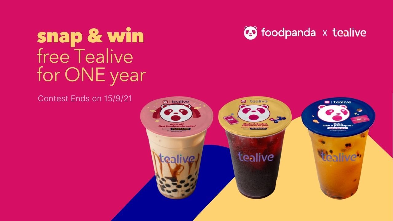 foodpanda x Tealive Snap & Share Contest