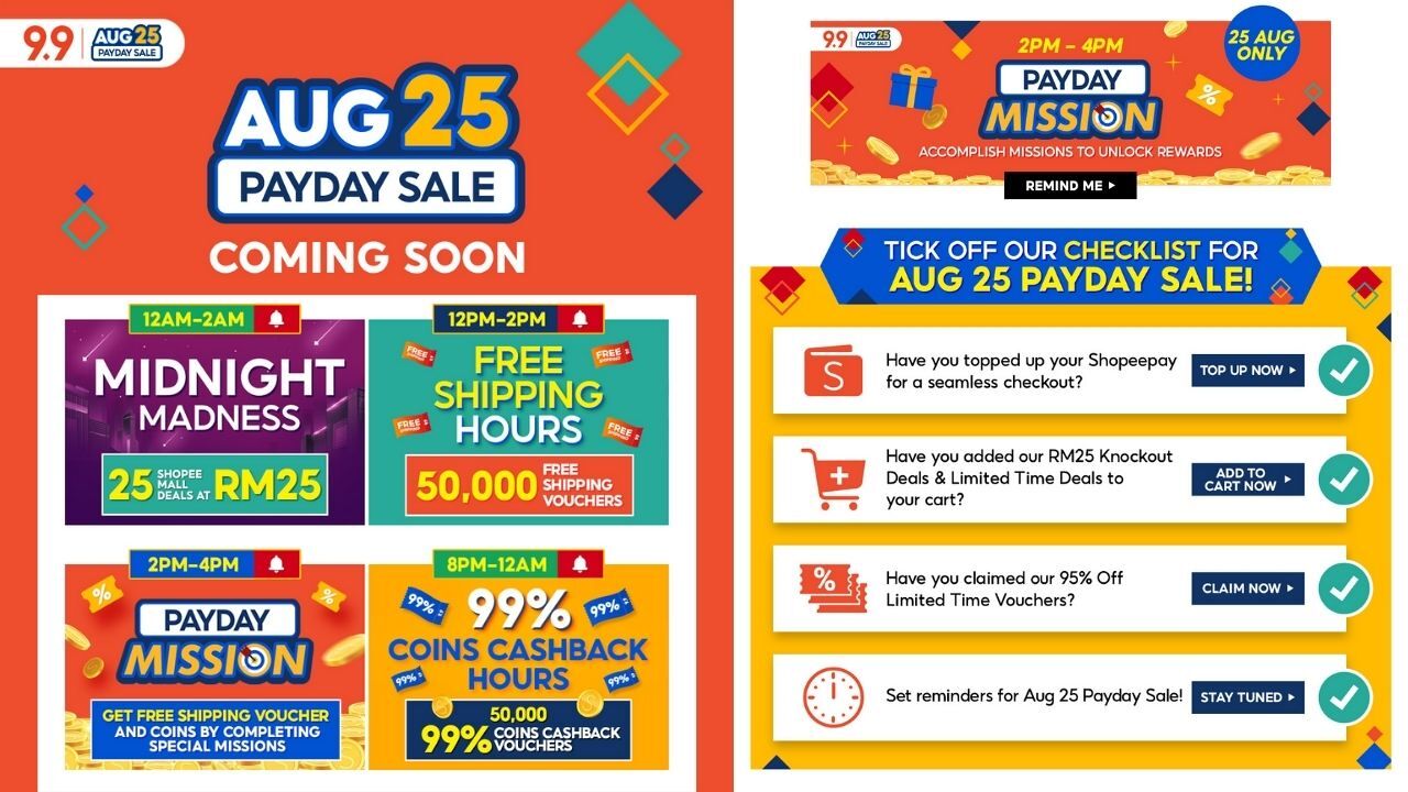 Shopee Aug25 Payday Sale