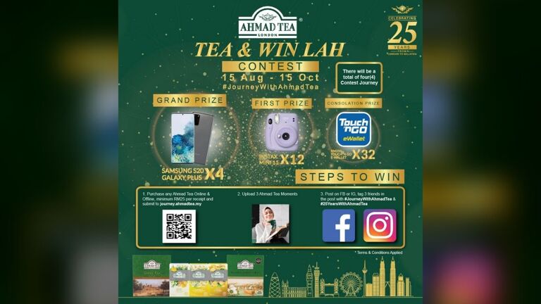 Tea & Win Lah Contest by Ahmad Tea Malaysia