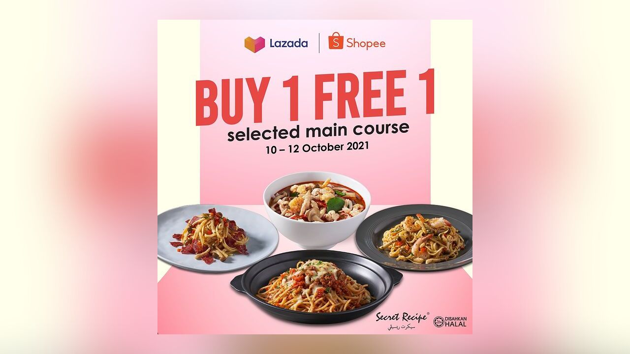 Buy 1 Free 1 Secret Recipe Main Course