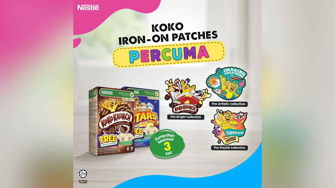Free Koko Krunch Iron-on Patches