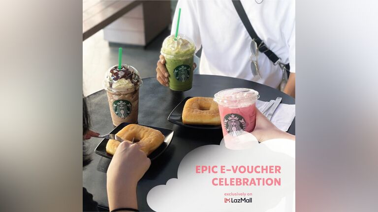 Starbucks x LAZADA e-Voucher Deals