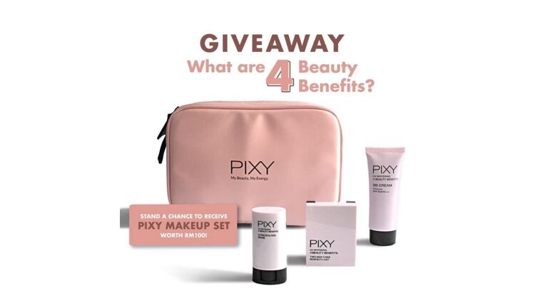 Exclusive PIXY Makeup Pouch Giveaway