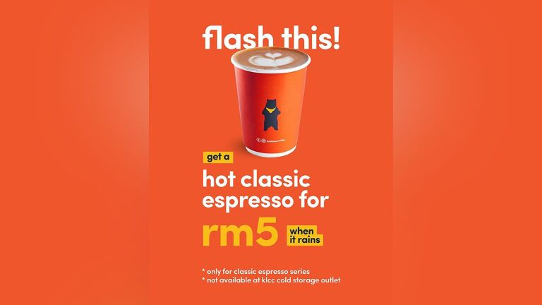 RM5 Hot Classic Expresso Coffee When It Rains