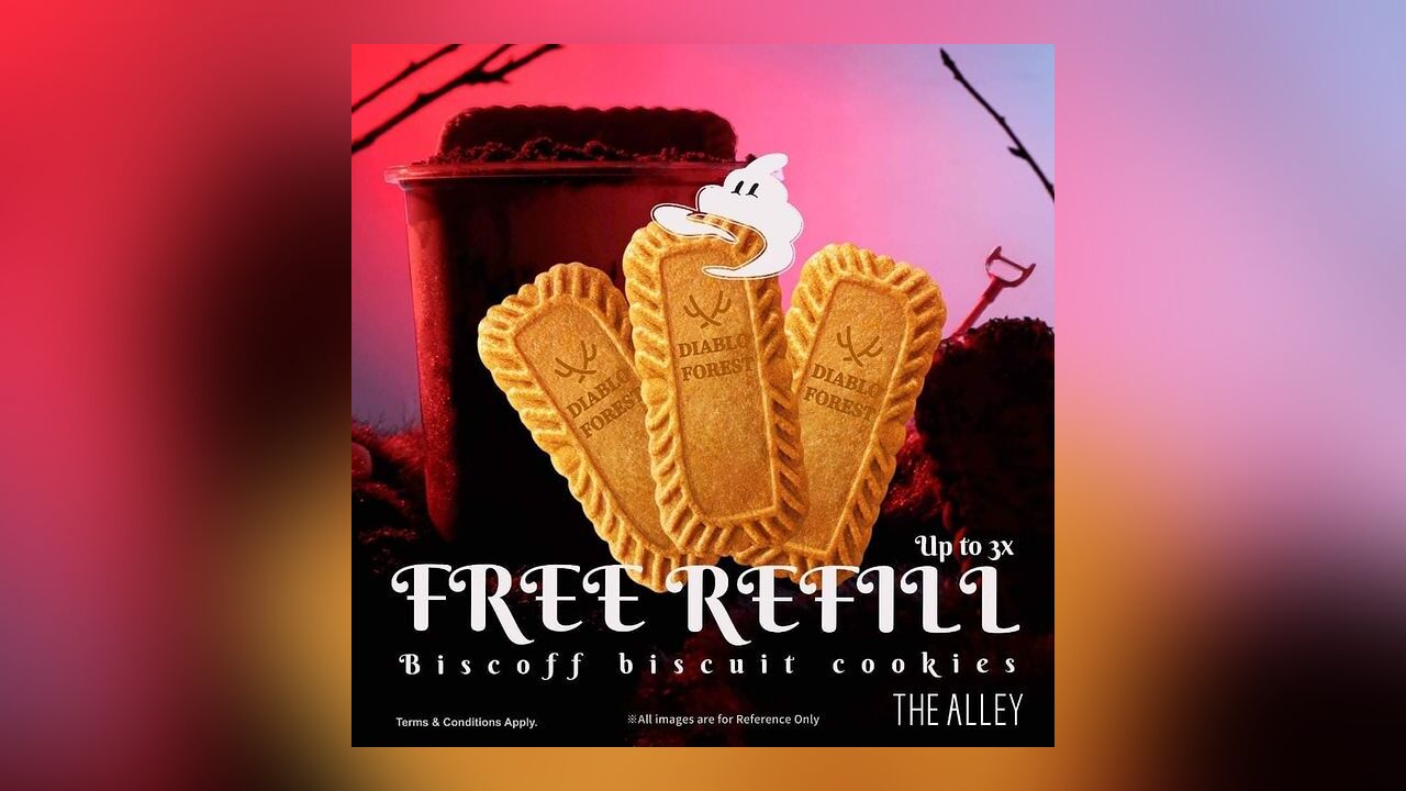 Free Refill: Biscoff Biscuits at The Alley