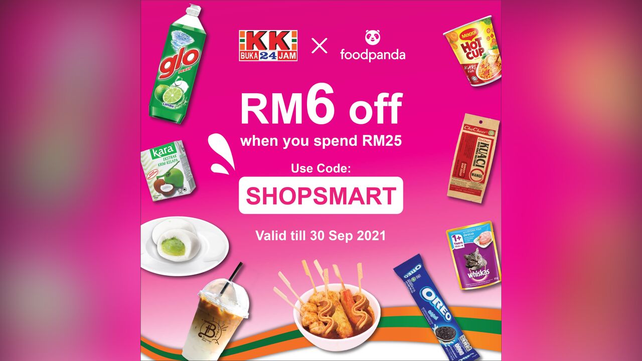 RM6 Off at KK Supermart with foodpanda