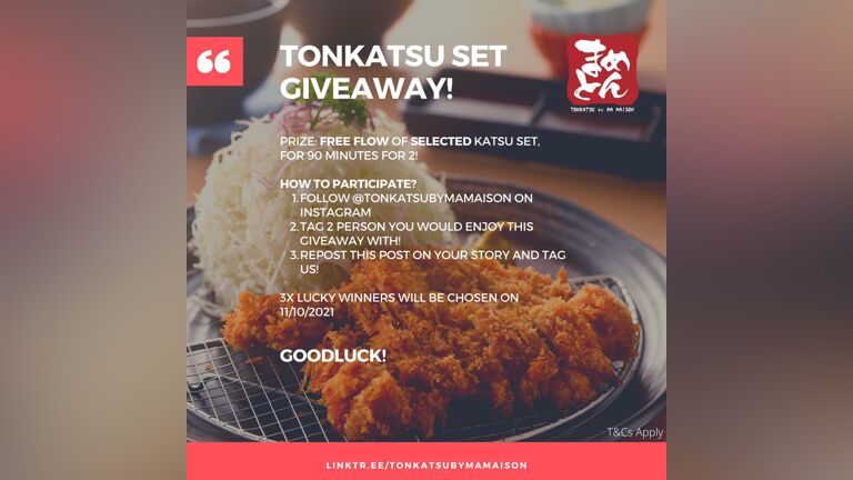 FREE FLOW OF SELECTED KATSU FOR 90 MINUTES FOR 2