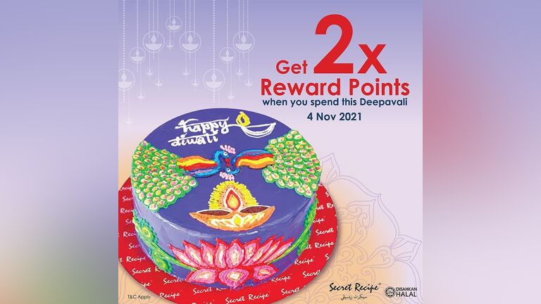 2X Reward Points on Deepavali