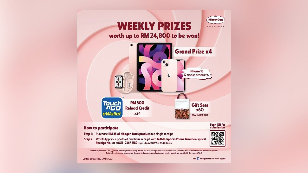 HAAGEN-DAZS LOVE THE TWIST AND WIN WEEKLY PRIZES Contest