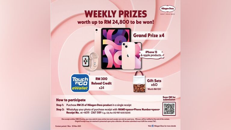 HAAGEN-DAZS LOVE THE TWIST AND WIN WEEKLY PRIZES Contest