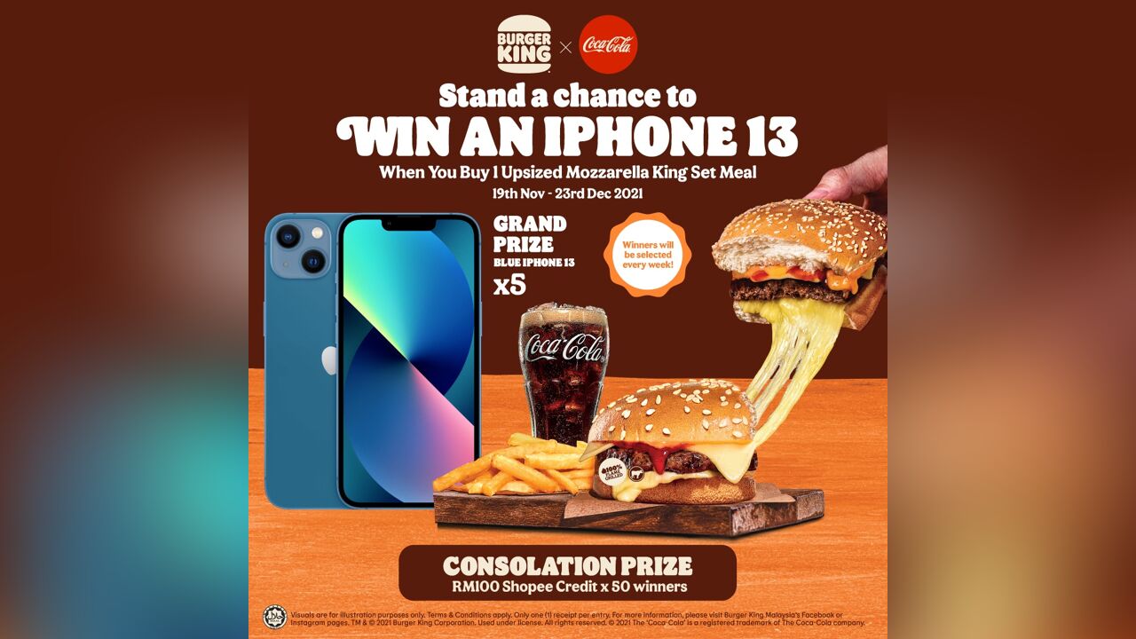 Stand a Chance to Win a Blue iPhone 13