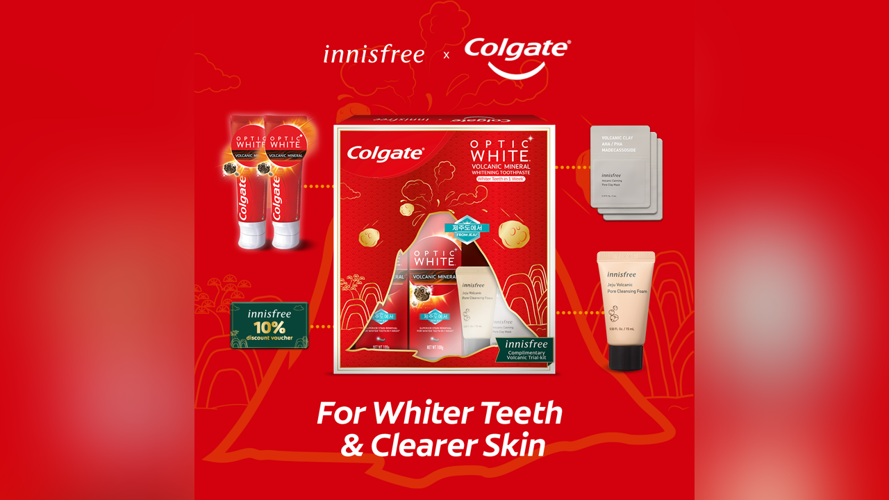 innisfree x Colgate Malaysia limited edition Volcanic Mineral Beauty Kit