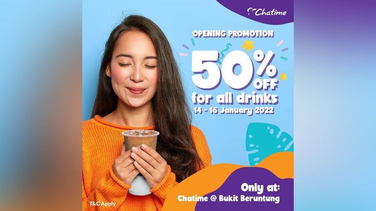 Chatime @ Bukit Beruntung Opening Promotion