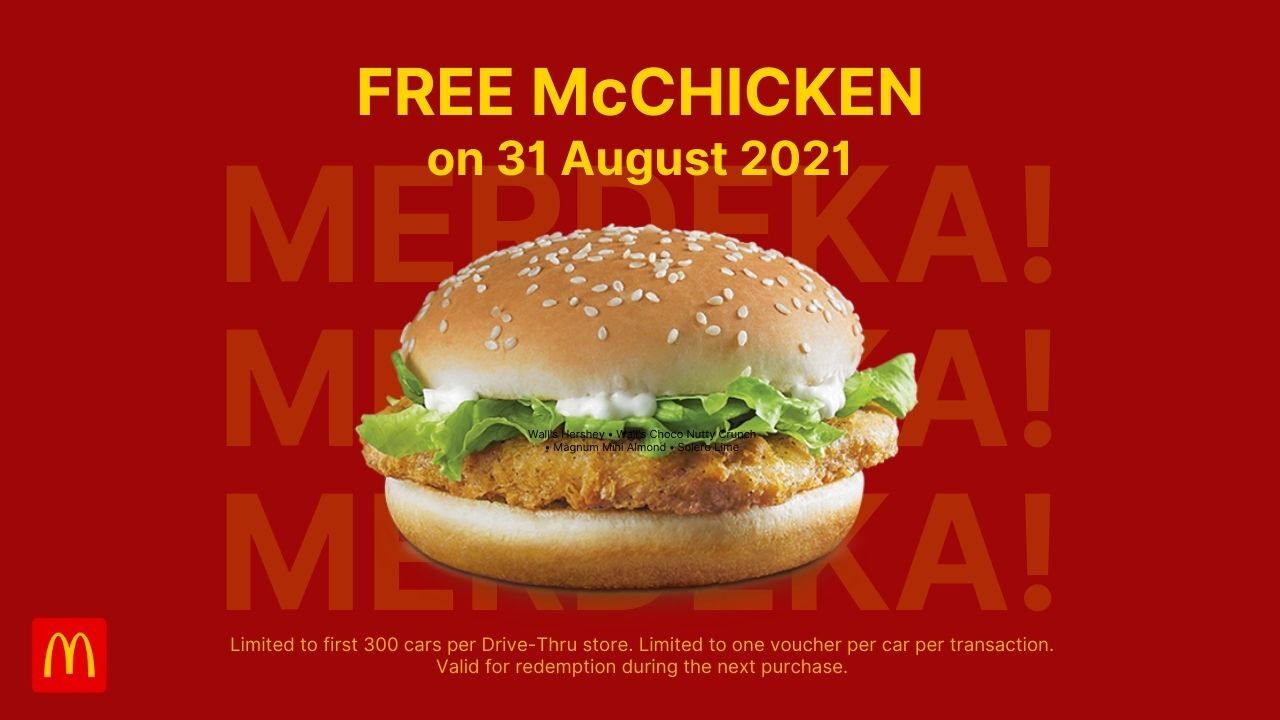 McDonald's Malaysia Drive-Thru Carnival McChicken Giveaway