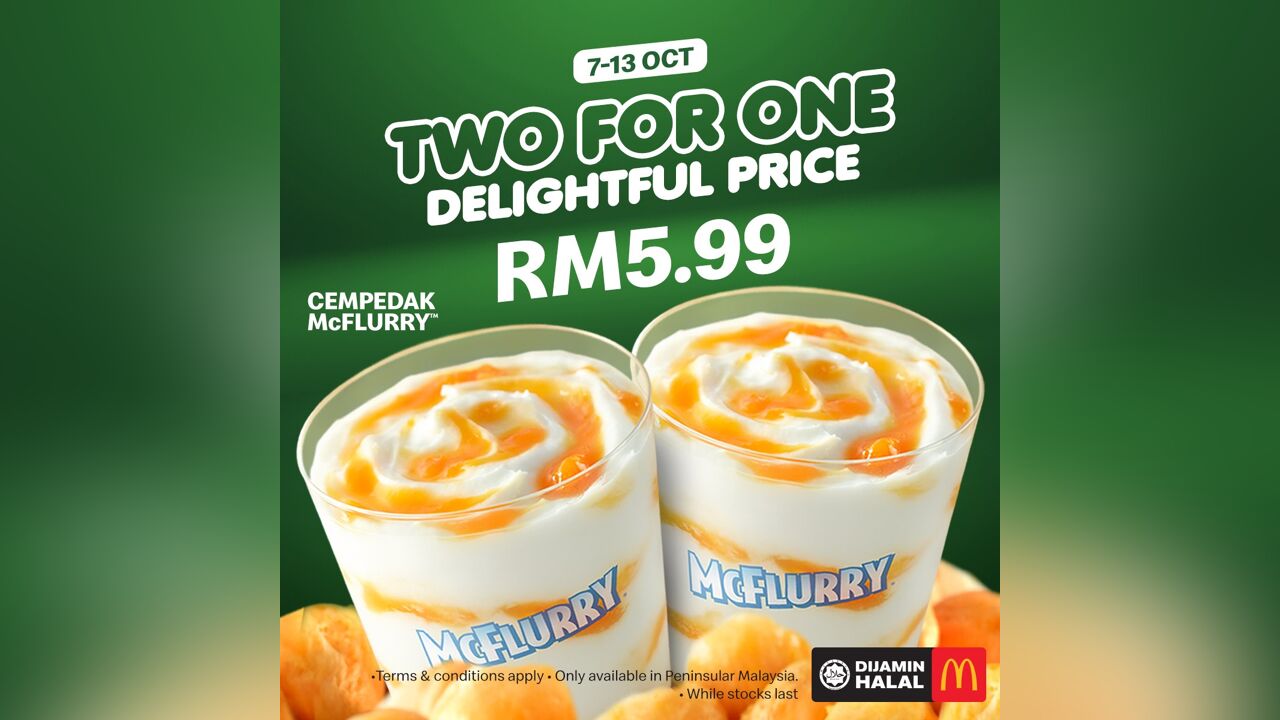Two for the Price of One Cempedak McFlurry