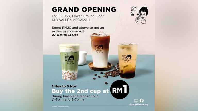 DYAM Mid Valley Megamall Opening: Free Mousepad