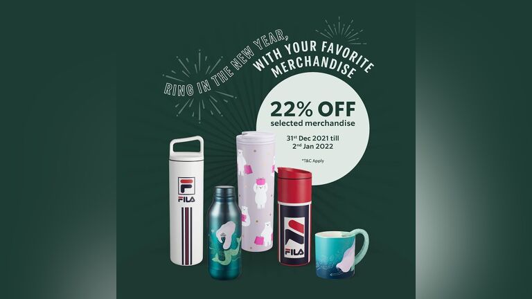 22% Off on Starbucks Selected Merchandises