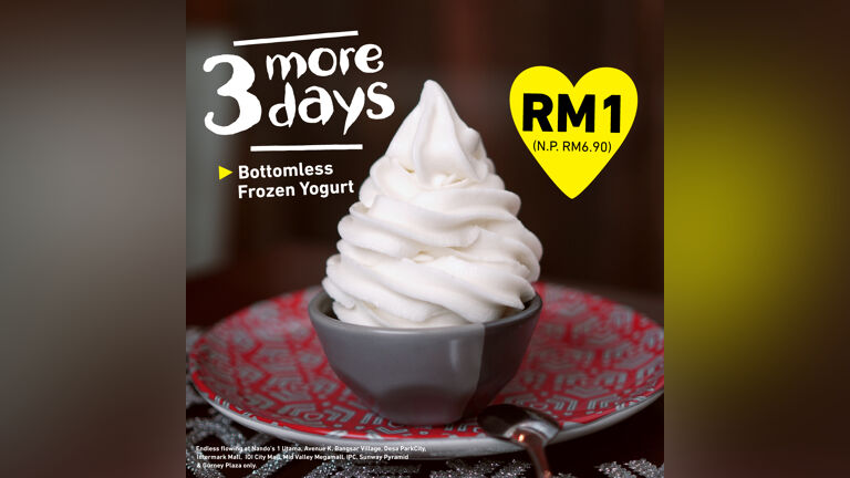 Bottomless Frozen Yogurt at RM1