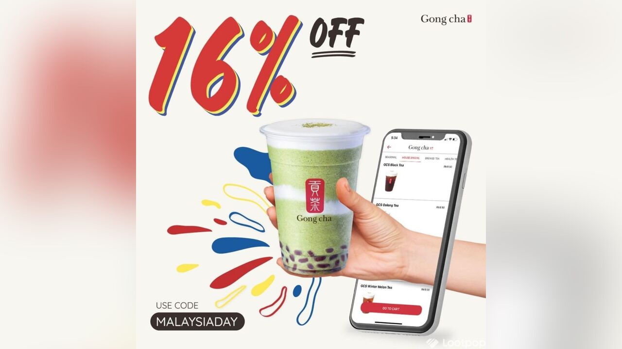 Celebrate Malaysia Day with Gong Cha