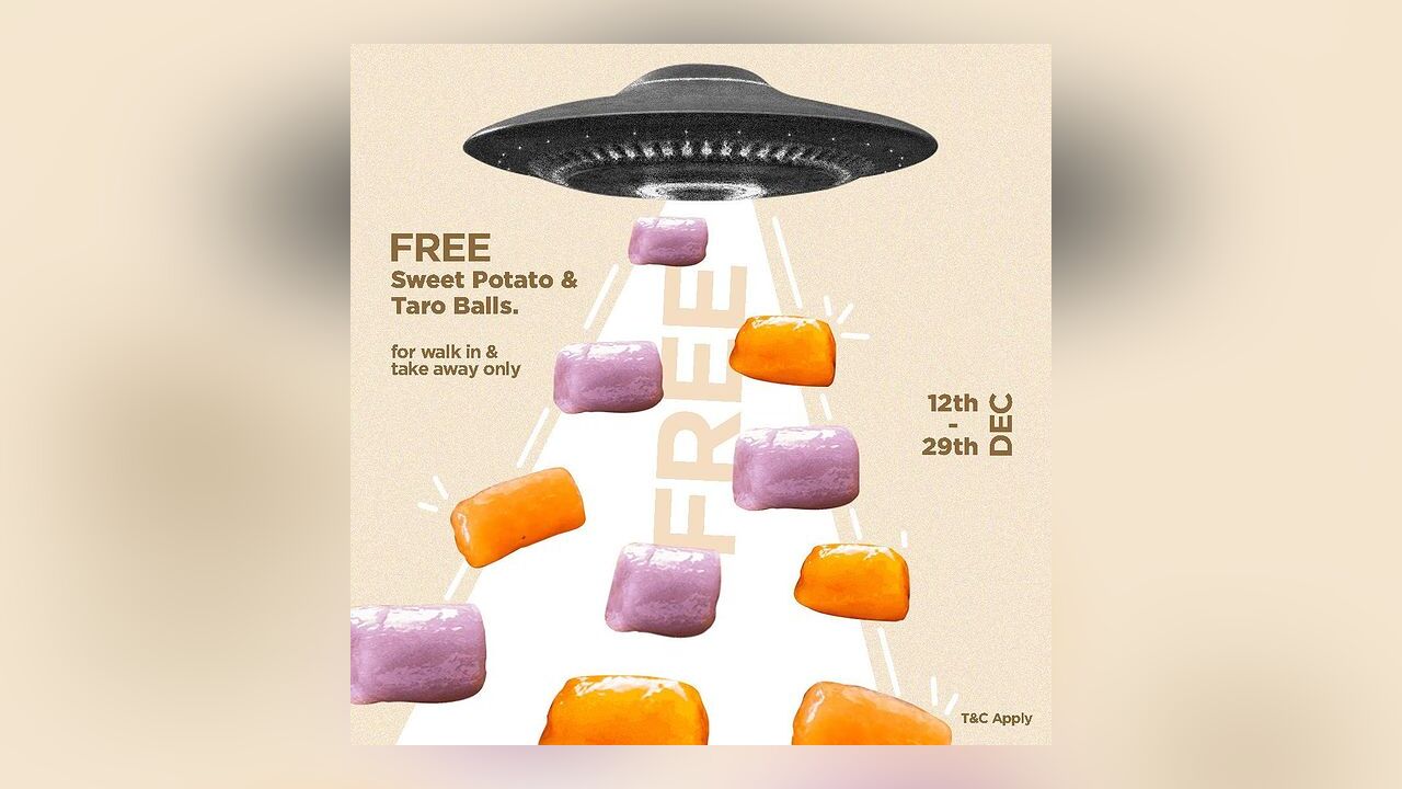 Free Sweet Potato & Taro Balls